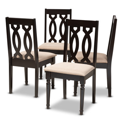 Gautieri 18.5'' H Fabric Upholstered Oak Side Chair