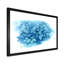 «Blue Turquoise Cloud Abstract», peinture sur toile à cadre flottant-59850991-59850993