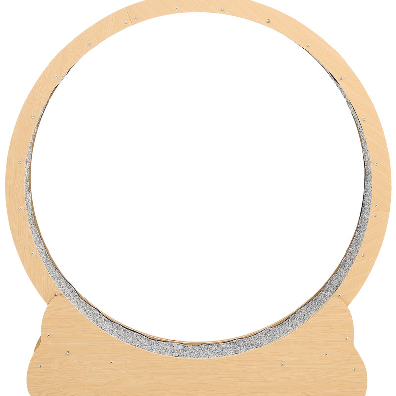 Roue d'exercice pour chat de 48 po en bois, tapis roulant avec tapis et tapis de chenille doux, pour l'intérieur jusqu'à 28 lb, aide à perdre du poids, chats de taille moyenne et grande, trousse d'accessoires facile à installer