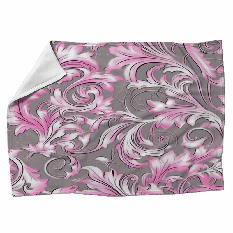 Machine Printed Throw Blanket, Twin