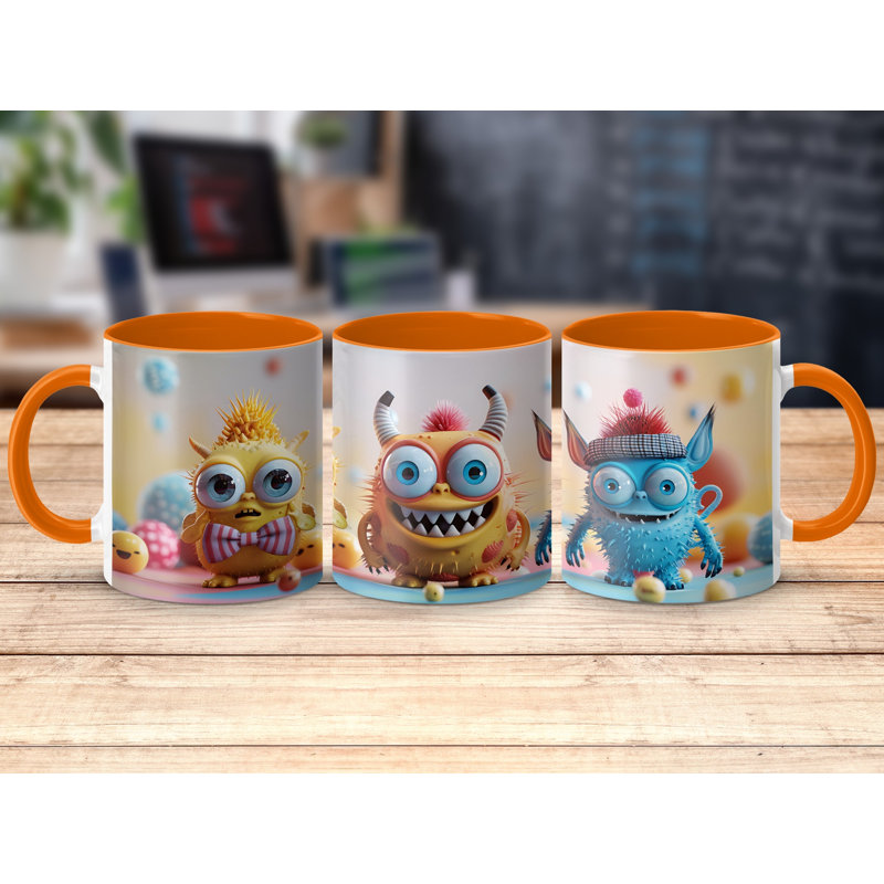 Ceramic Coffee Mug, Orange