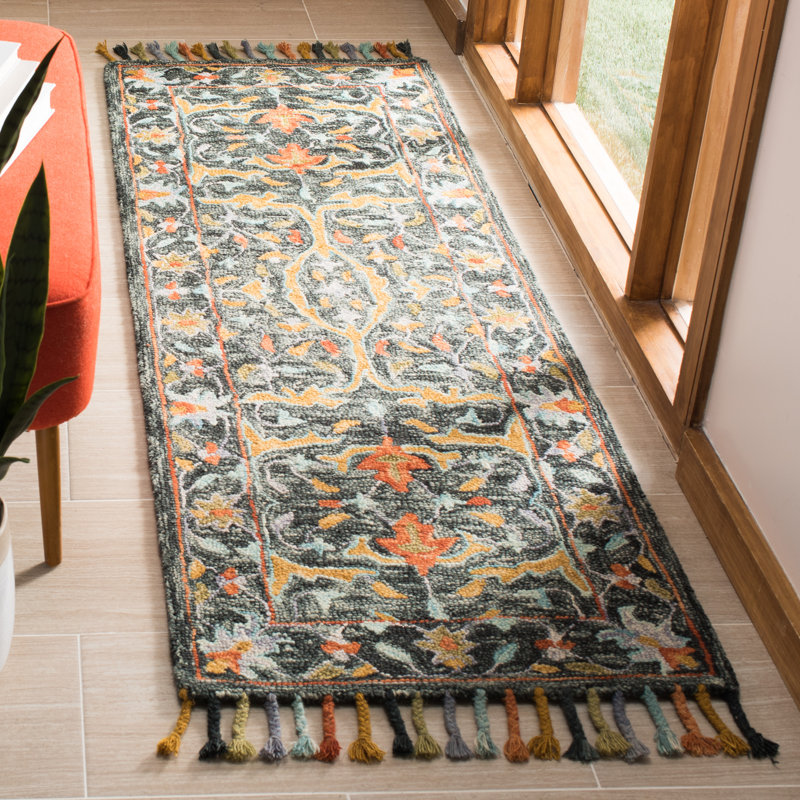 Vahakn Hand Tufted Wool Oriental Rug, Runner 2'3" x 9'