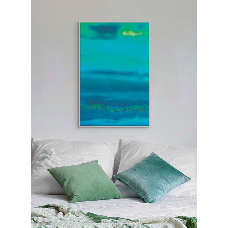 In The Deep Blue 1 Print, 33.25" H x 22.25" W