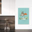 Ducks In Peaceful Water Peaceful Retro Serene Bird Duck Nature Wildlife Wall Art Print by Katariina Kosunen - Wrapped Canvas Print-341282767