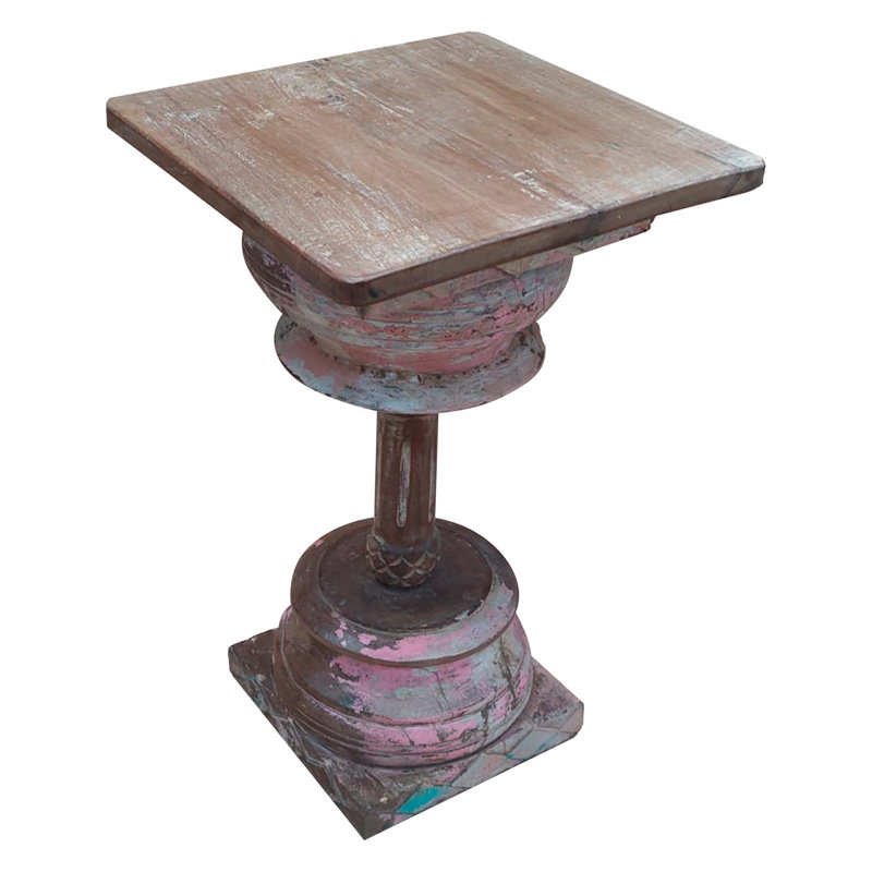 Aubury Solid Wood Frame End Table