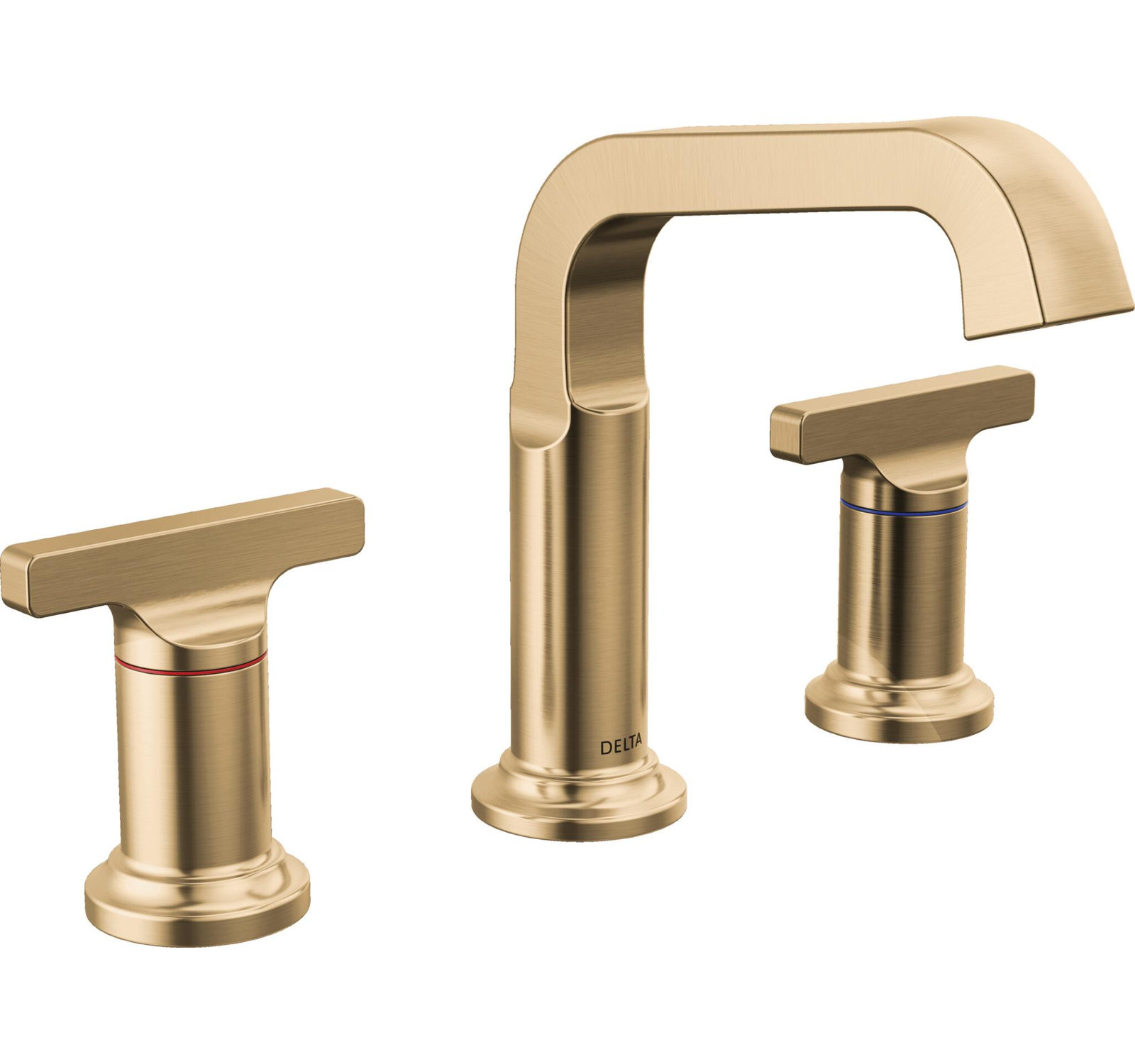 Tetra Double-Handle Widespread Bathroom Faucet, Lumicoat Bronze