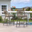 Tabourets de bar George Oliver Patio en aluminium, hauteur du comptoir, 61 cm (24 po), avec coussin en tissu amélioré-1508672680-1490686931