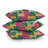 LouBruzzoni Cozy Christmas Patchwork Outdoor Throw Pillow-137417863