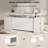 Adonia 71"W Rattan- Electric Height Adjustable Standing Desk Modern Executive Office Desk With Loking File Cabinet For Home Office And Commercial Use
