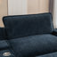 Canapé modulaire en chenille de 111 po avec deux repose-pieds amovibles en chenille-121052011
