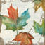 «Fall Leaves», reproduction d'art sur toile tendue-19755900-74879650-74879651