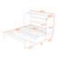 Grand lit plateforme escamotable en bois-847818171