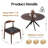 Crossroads 47.2"  Round Wood Table-1614798362