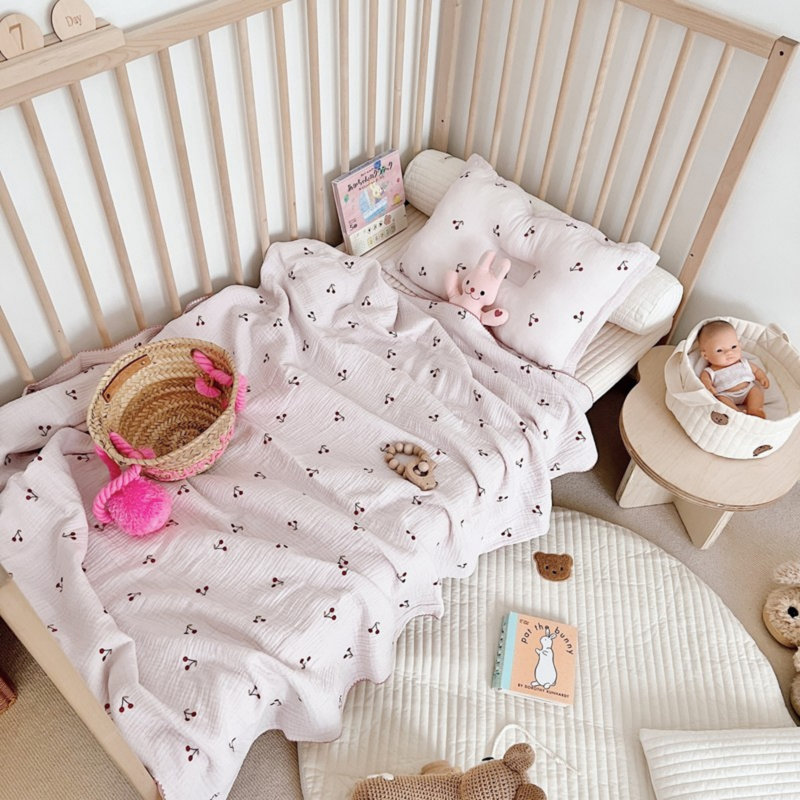 Couverture mignonne pour bébé en coton