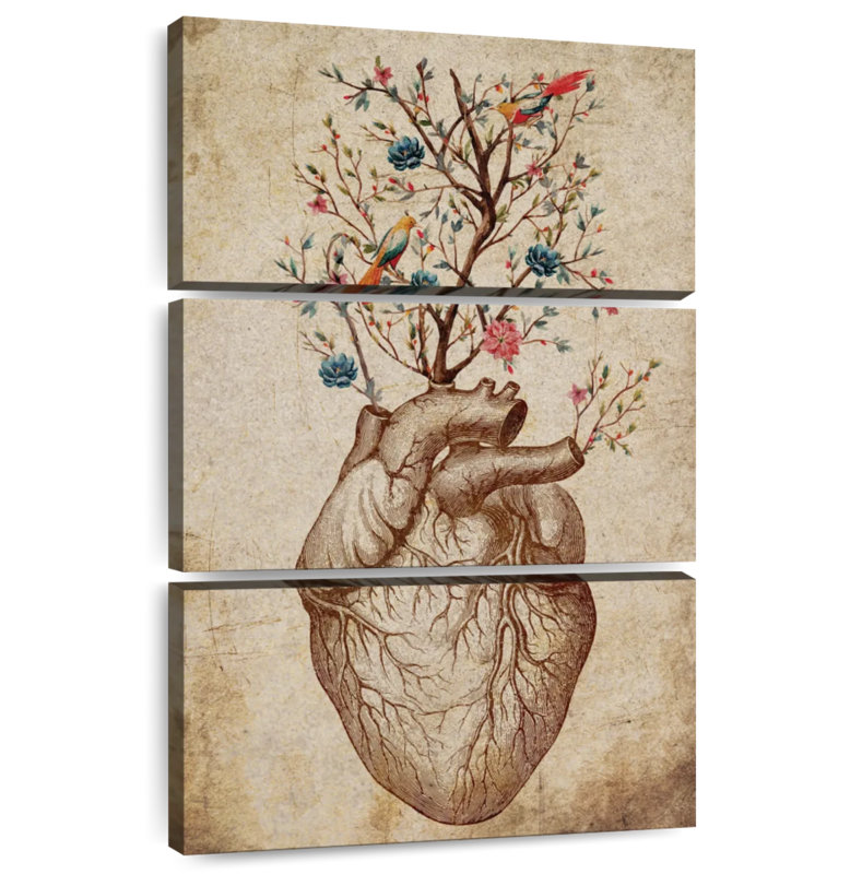 Keiri Heart Spring Floral, 45" H x 28" W