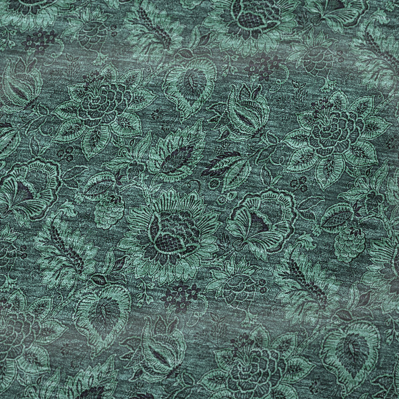 Jeté floral Sherpa ASB661 Addison, Sarcelle