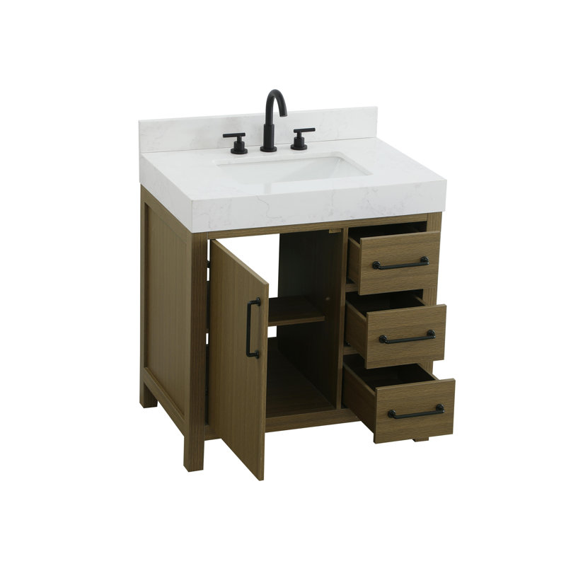 32 inch Single Bathroom Vanity_Traditional_VF60632-BS, null