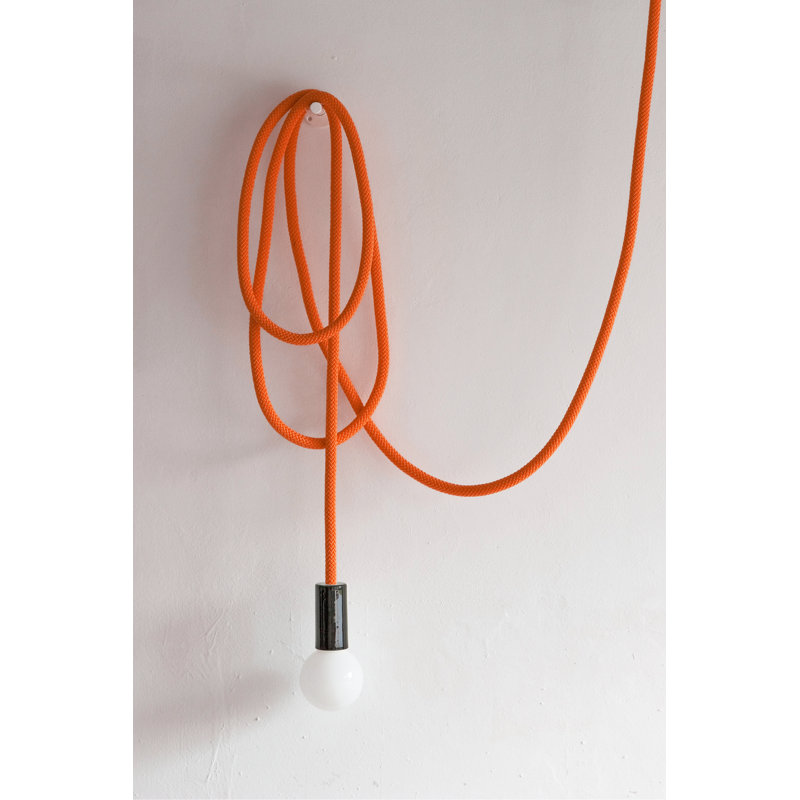 Micheals 1 - Light Pendant, Orange/Black