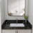 24'' W X 4'' D Marble Black Polished Backsplash Rectangular Vanity Top Back Splash for Bathroom Countertop