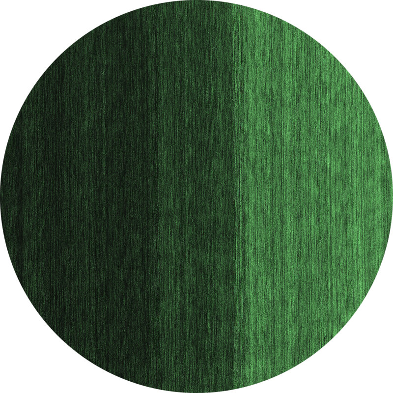 Washable Abstract Indoor Rug, Round 4'