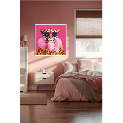 Fuchsia Fury 3 - Framed