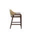Caribe Upholstered Stool with Solid Wood Frame-51383275