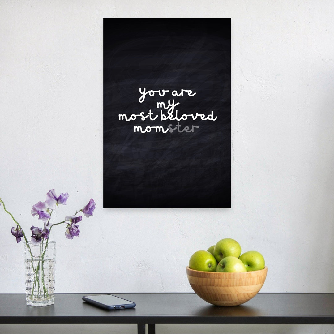 My Beloved Momster Abstract Contemporary Wall Art Print