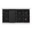 ZLINE Autograph 48" Classic Double Oven Dual Fuel Range w/ Champagne Bronze Accents-813394995-832285124