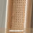 Medieval-Style Solid Wood Arched Rattan Full-Length Mirror-248165495