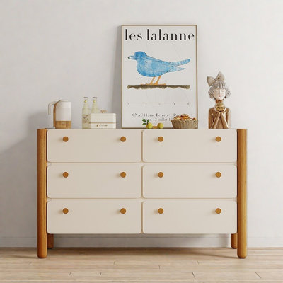 Modern Six-Drawer Storage Cabinet Accent Chest