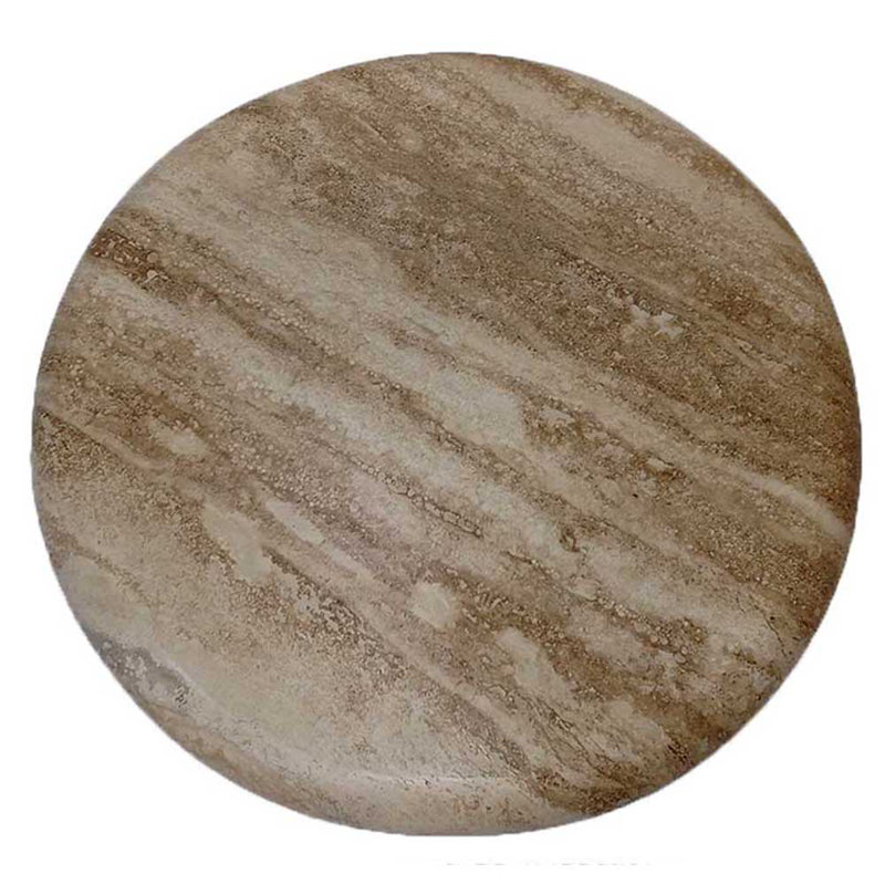 Modern Travertine Patio Bar Table