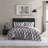 Kenneth Cole Gridwork Reversible Brown Quilt Set-83650200