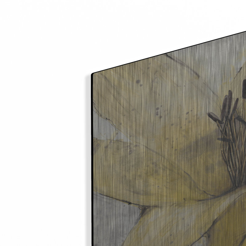 «Lark Manor ™», «Transparent Fleurs I» par Tim O'Toole, art mural en métal, H 16 po x l 24 po