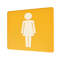 Enseigne de toilettes pour femmes