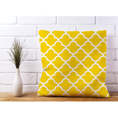 Carrie Geometric Square Cushion