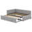 Upholstered L-Shaped Upholstered Daybed With Pop Up Trundle And USB Ports-114217335