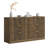 Fluted Dresser For Bedroom With 7 Drawers, 55" Wide Modern Chest Of Drawers With Metal Handle-2136103276