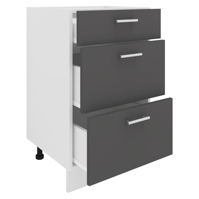 Bilboroughs Wardrobe, White/Anthracite