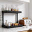 Étagère de rangement à 2 niveaux pour comptoir, étagère à épices polyvalente et rangement pour la cuisine, la salle de bain, le bureau et la station café-687899807