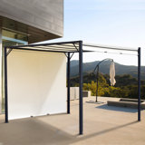 Abri de jardin pour patio en acier inoxydable l 10 pi x P 10 pi Outsunny