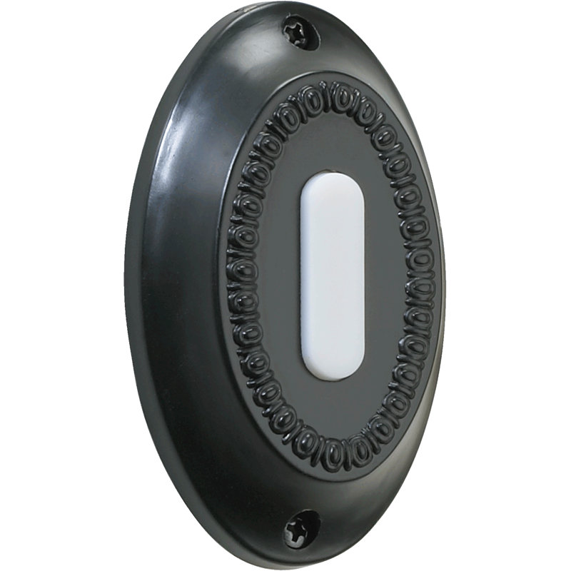Bouton poussoir ovale de base dans l’ancien monde