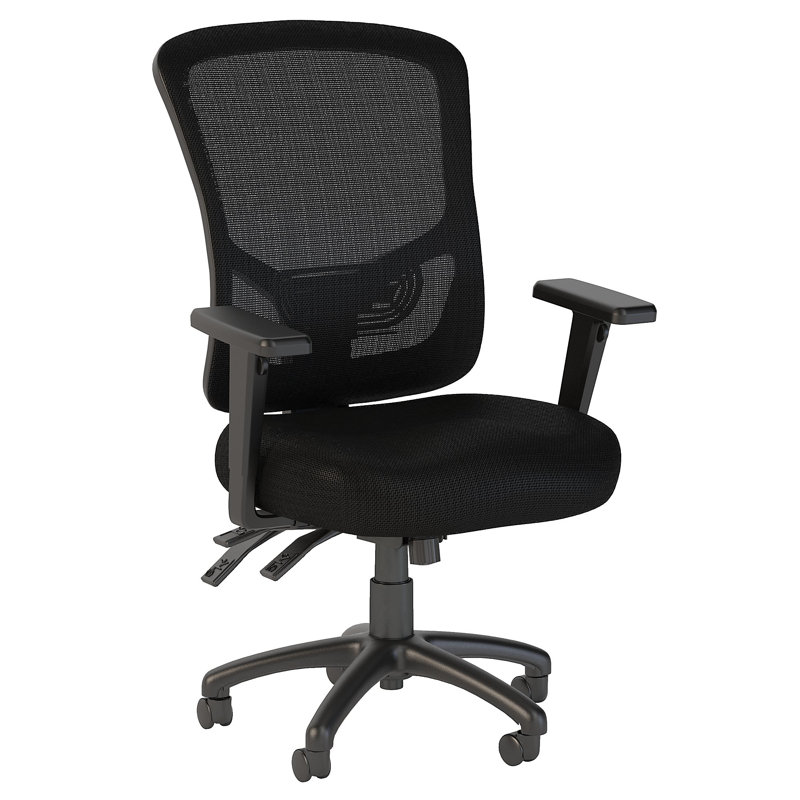 Chaise de travail à dossier haut en maille The Twillery Co.
