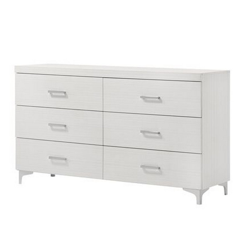 Commode double l 6 tiroirs Luda