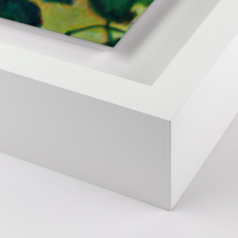 Untitled Floral III Painting by Amy Bautz, White, 20" H x 24" W x 1.5" D
