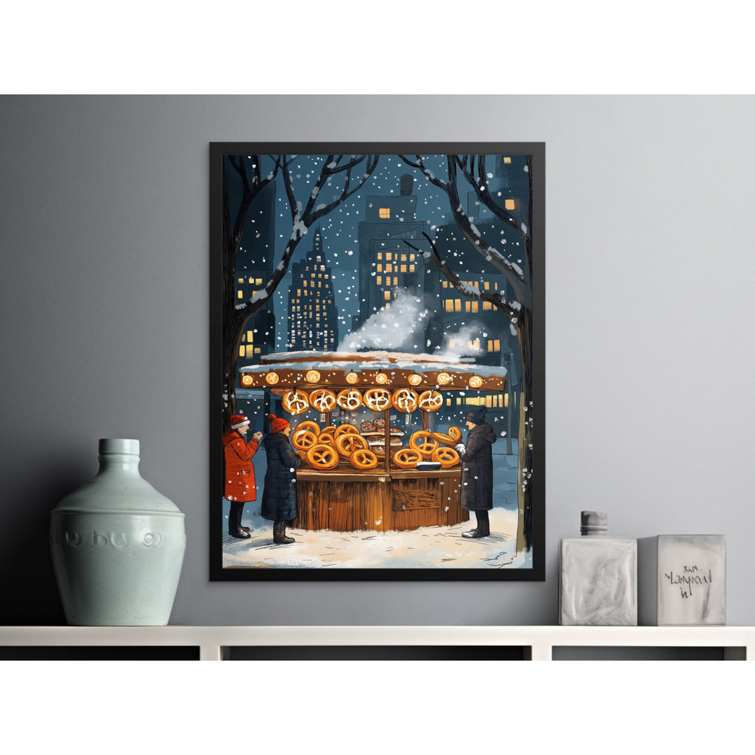 New York Christmas Matte Poster