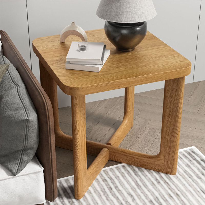 Table de bout Ivor, Bois naturel