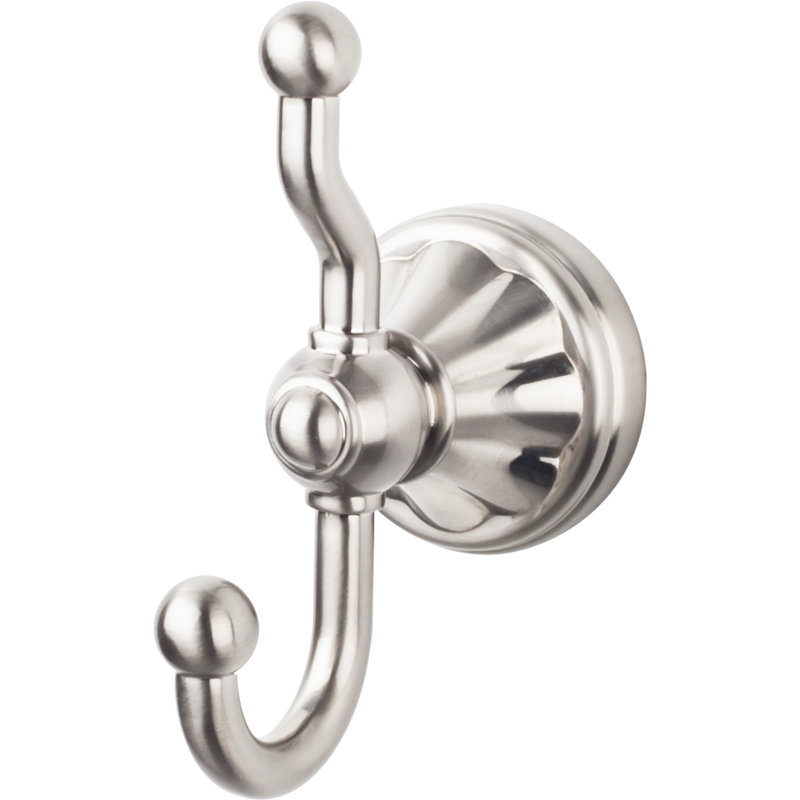 Hudson Bath Wall Mounted Hooks, Brushed Satin Nickel
