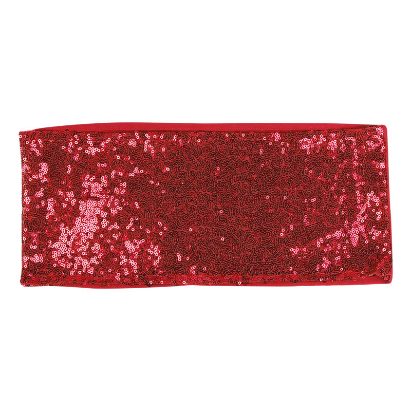 Toile de fond et enseignes Spandex Sequin, Rouge