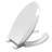 Elongated Open Front Slow Close Toilet Seat with Lid