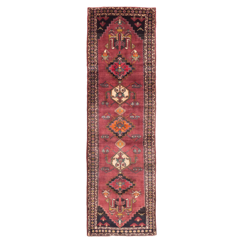 Tapis bourgogne anatolien Konya 3 pi 5 po x 12 pi 10 po